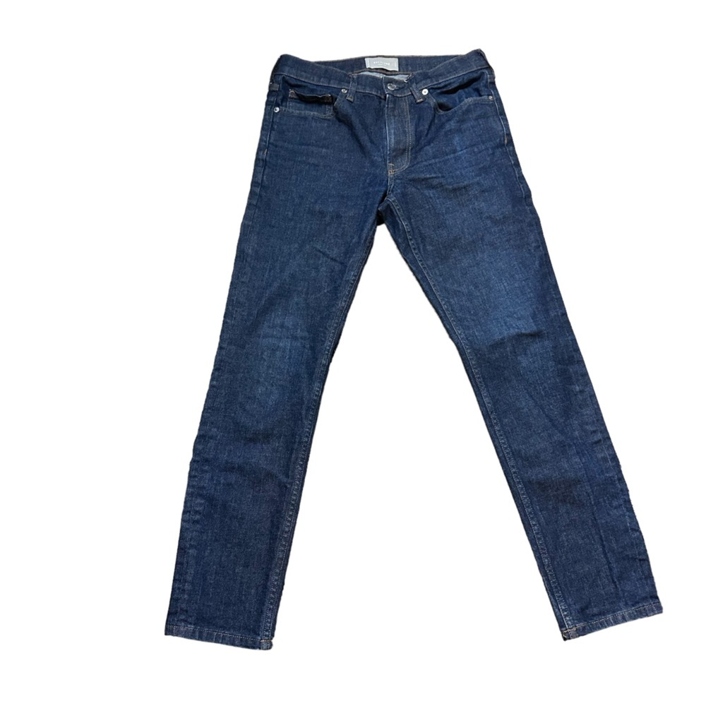 Everlane Womens Dark Wash Mid Rise The Slim‎ Jeans Size 30x30